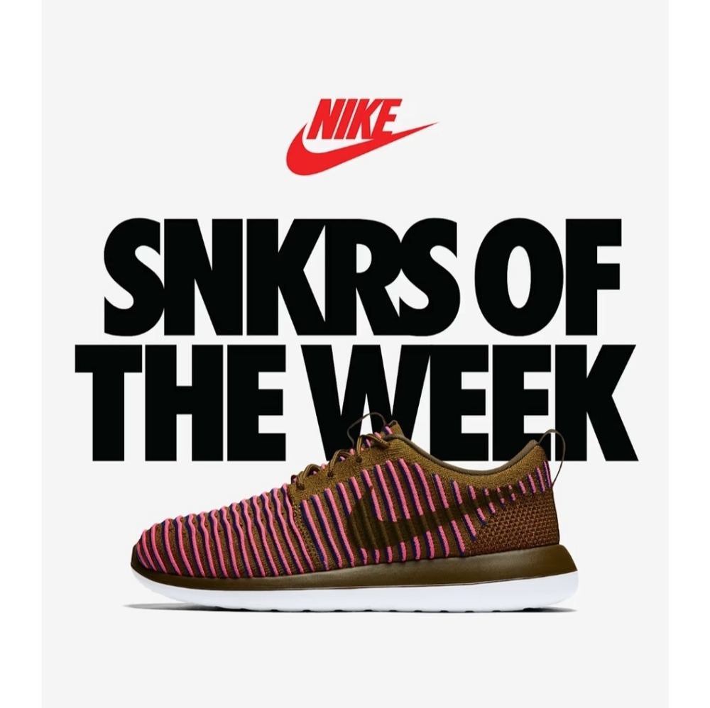 Nike Roshe Two Flyknit women's sneakers in the "Olive Flak" Sz 9